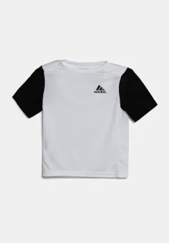 adidas Performance tricou copii culoarea alb, cu imprimeu, DP3221 imagine