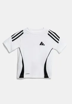 adidas Performance tricou copii culoarea alb, cu imprimeu, IS1033 imagine