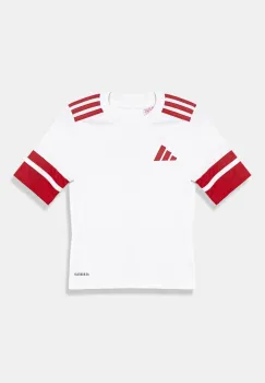 adidas Performance tricou copii culoarea alb, cu imprimeu, JJ0059 imagine