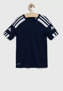 adidas Performance tricou copii culoarea albastru marin, cu imprimeu imagine