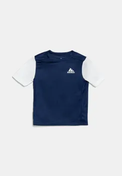 adidas Performance tricou copii culoarea albastru marin, cu imprimeu, DP3219 imagine