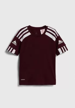 adidas Performance tricou copii culoarea bordo, modelator imagine
