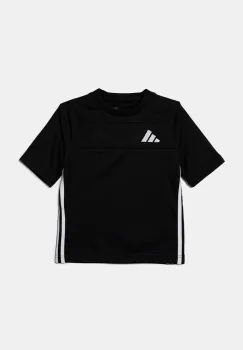 adidas Performance tricou copii culoarea negru, cu imprimeu, JD0585 imagine