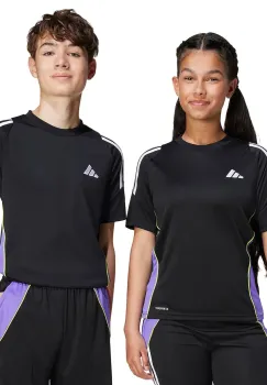 adidas Performance tricou copii culoarea negru, cu imprimeu, JW4368 imagine