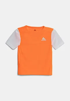 adidas Performance tricou copii culoarea portocaliu, cu imprimeu, DP3227 imagine