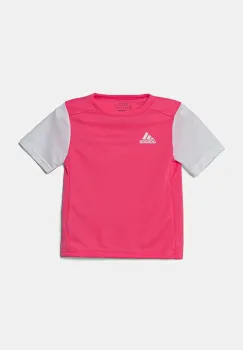 adidas Performance tricou copii culoarea roz, cu imprimeu, DP3228 imagine