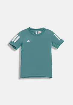 adidas Performance tricou copii culoarea turcoaz, cu imprimeu, JX8206 imagine