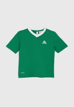 adidas Performance tricou copii ENT22SY culoarea verde, neted, HI2126 imagine