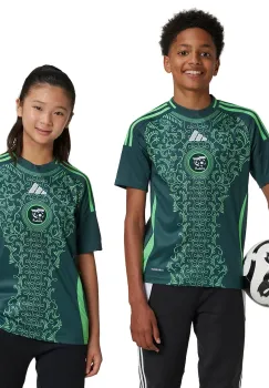 adidas Performance tricou copii FAF culoarea verde, cu imprimeu, IT2736 imagine