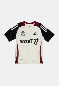 adidas Performance tricou copii MUFC culoarea bej, modelator, JE3728 imagine
