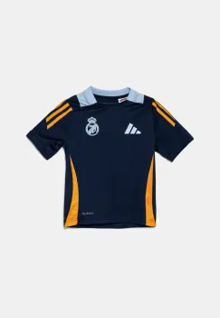 adidas Performance tricou copii REAL culoarea albastru marin, JE4197 imagine