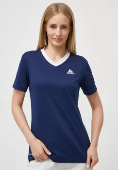 adidas Performance tricou de antrenament culoarea albastru marin imagine