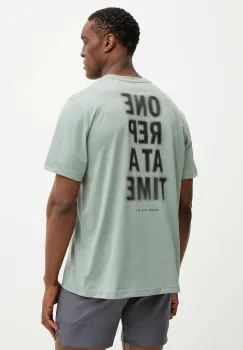 adidas Performance tricou de antrenament culoarea verde, cu imprimeu, JD8234 imagine
