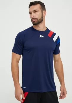 adidas Performance tricou de antrenament Fortore 23 culoarea albastru marin, modelator imagine