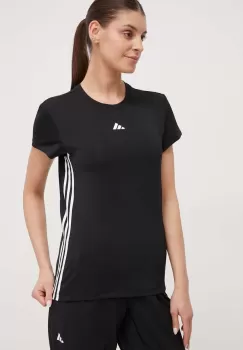 adidas Performance tricou de antrenament Hyperglam culoarea negru imagine