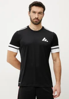adidas Performance tricou de antrenament Squad 25 culoarea negru, cu imprimeu, JG5832 imagine