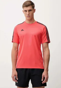 adidas Performance tricou de antrenament Te-Es Base 3S culoarea portocaliu, cu imprimeu, KA7853 imagine