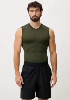 adidas Performance tricou de antrenament Techfit Compression culoarea verde, JX2565 imagine