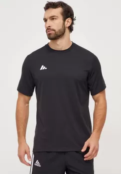 adidas Performance tricou de antrenament TR-ES culoarea negru, neted imagine