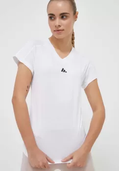 adidas Performance tricou de antrenament Train Essentials culoarea alb imagine