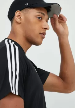 adidas Performance tricou de antrenament Train Essentials culoarea negru, cu imprimeu imagine