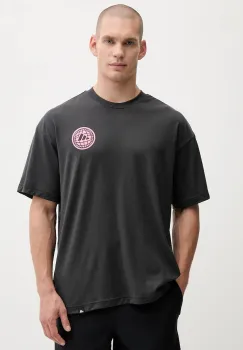adidas Performance tricou de antrenament WORKOUT ESSENTIALS PLUS culoarea gri, cu imprimeu, KC5853 imagine