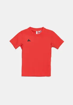 adidas Performance tricou de bumbac pentru copii culoarea rosu, cu imprimeu, JI9260 imagine