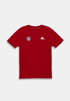 adidas Performance tricou de bumbac pentru copii FCK culoarea rosu, cu imprimeu, IT4138 imagine