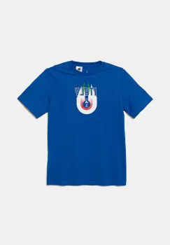 adidas Performance tricou de bumbac pentru copii ITALY cu imprimeu, JZ9004 imagine