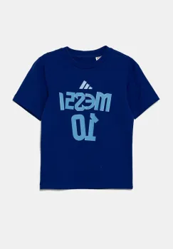 adidas Performance tricou de bumbac pentru copii MESSI cu imprimeu, JJ1417 imagine