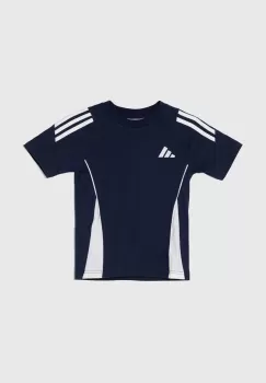 adidas Performance tricou de bumbac pentru copii TIRO24 SWTEEY culoarea albastru marin, modelator imagine