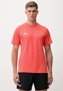 adidas Performance tricou Tech App culoarea portocaliu, cu imprimeu, JZ8494 imagine