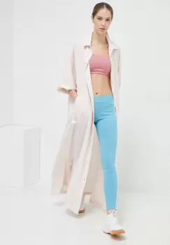 adidas rochie culoarea roz, maxi, oversize imagine