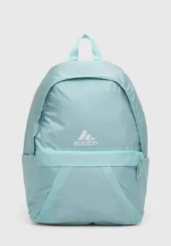 adidas rucsac femei, culoarea turcoaz, mare, neted imagine
