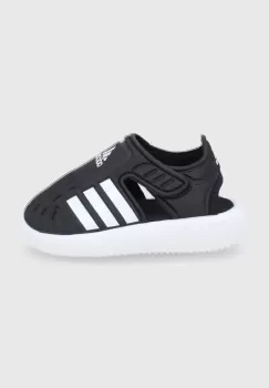 adidas sandale copii GW0391 culoarea negru imagine
