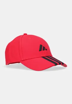 adidas sapca BBALL 3S CAP NL culoarea rosu, cu imprimeu, JP0387 imagine