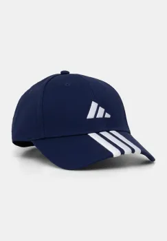 adidas sapca de baseball din bumbac BBALL 3S CAP NL culoarea albastru marin, cu imprimeu, JP0384 imagine