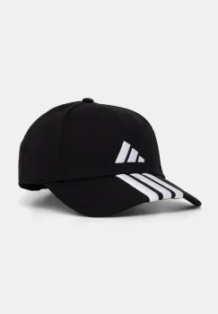 adidas sapca de baseball din bumbac BBALL 3S CAP NL culoarea negru, cu imprimeu, JG1072 imagine