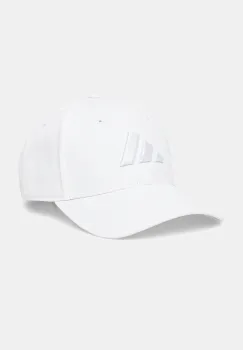 adidas sapca de baseball din bumbac BBALL CAP TONAL culoarea bej, cu imprimeu, JC8879 imagine
