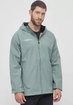 adidas TERREX geaca de ploaie Multi barbati, culoarea verde, IN4771 imagine
