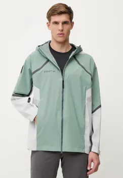 adidas TERREX geaca de ploaie x National Geographic culoarea verde, JD5835 imagine