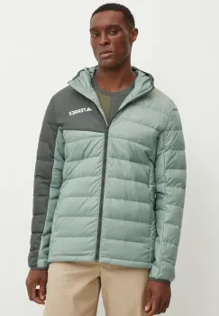 adidas TERREX geaca sport din puf Multi culoarea verde, de tranzitie, JD8393 imagine