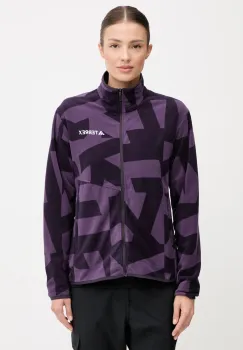 adidas TERREX hanorac in aer liber Multi culoarea violet, cu imprimeu, JN0996 imagine