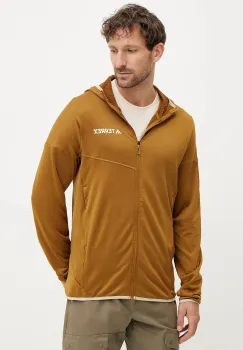 adidas TERREX hanorac Xperior culoarea verde, cu gluga, neted, JC9607 imagine