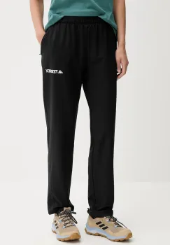 adidas TERREX pantaloni de exterior Liteflex culoarea negru, drept, medium waist, JF3693 imagine