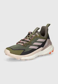 adidas TERREX pantofi Free Hiker 2 Low femei, culoarea verde, IG8892 imagine