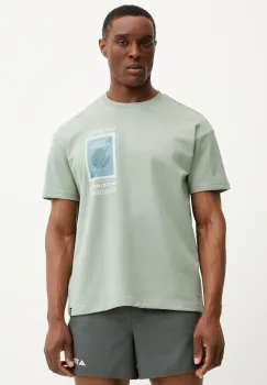 adidas TERREX tricou sport x National Geographic culoarea verde, cu imprimeu, JD5963 imagine