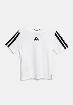 adidas tricou copii culoarea alb, modelator, JJ1033 imagine