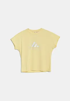 adidas tricou copii culoarea galben, JC7447 imagine