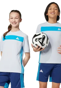adidas tricou copii culoarea gri, cu imprimeu, JW0454 imagine